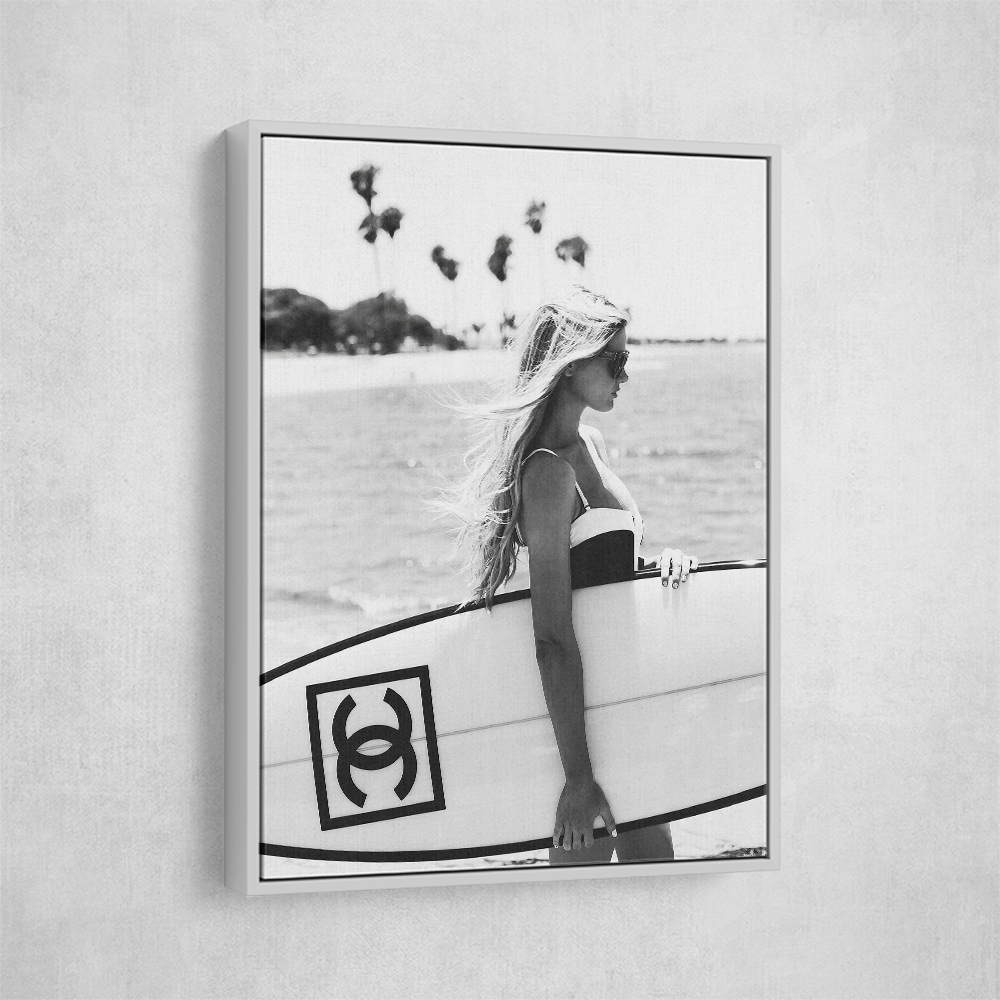 Chanel Surfer Girl Wall Art
